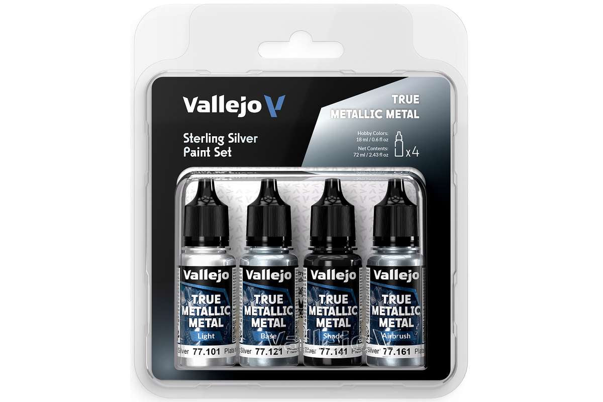 True Metallic Metal set Sterling Silver 4x18ml
